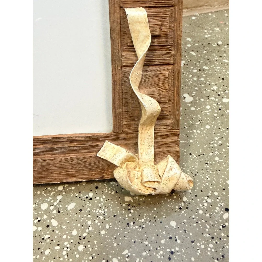Vintage Style Roll Top Desk Picture Frame Typewriter Rotary Phone 3D Resin 5x3.5